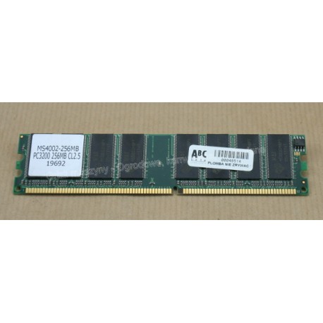 Kość RAM 256MB DDR PC3200 MS400 